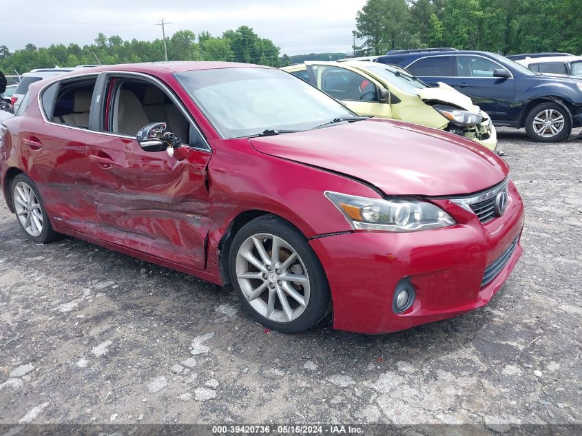 2012 LEXUS CT 200H PREMIUM