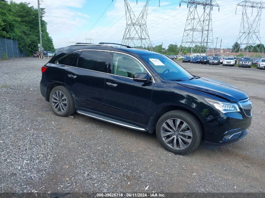 2014 ACURA MDX TECHNOLOGY PACKAGE