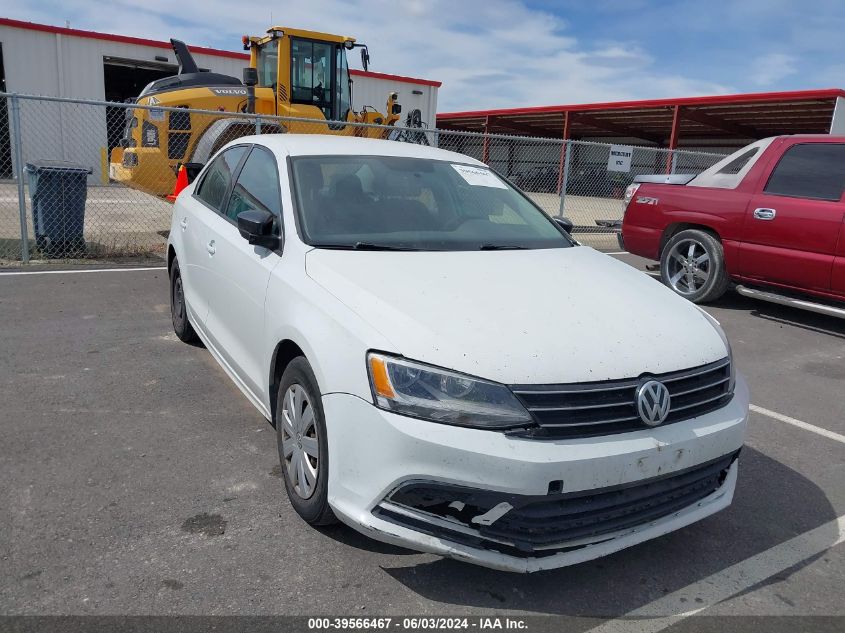 2016 VOLKSWAGEN JETTA 1.4T S