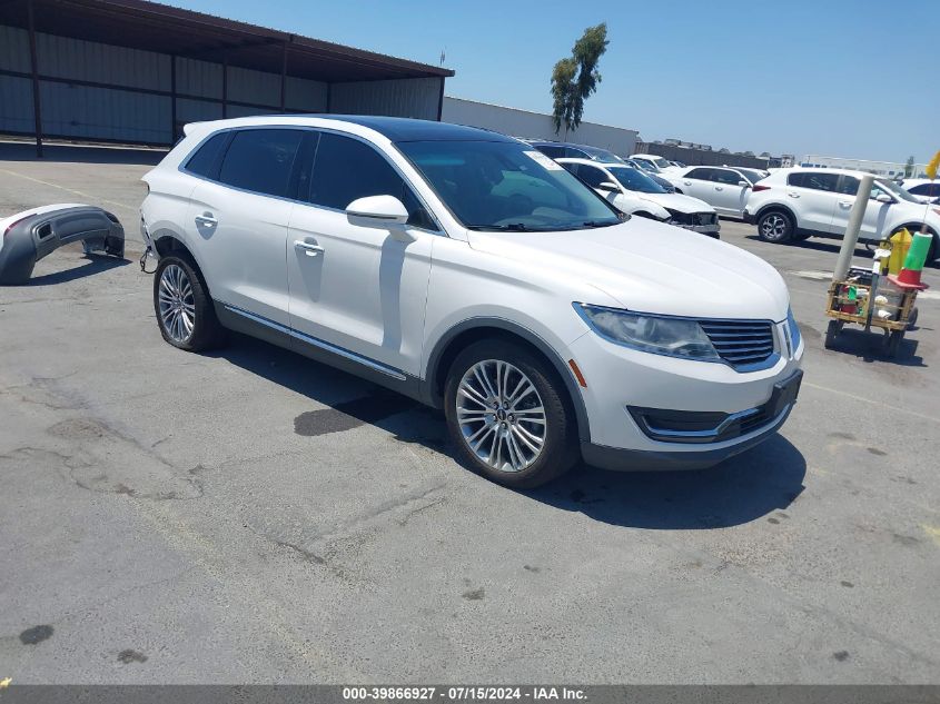 2018 LINCOLN MKX RESERVE