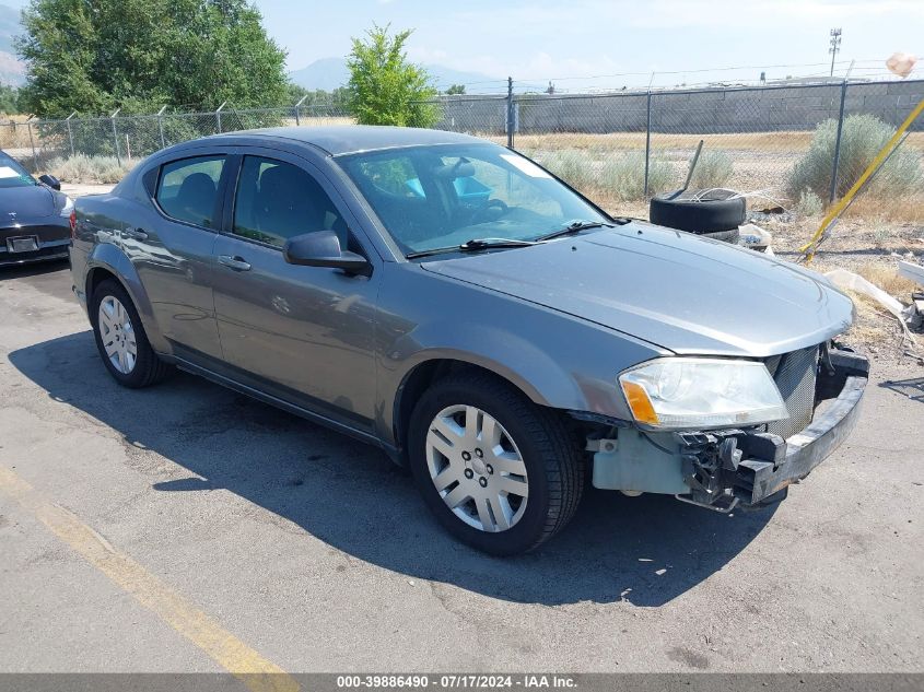 2013 DODGE AVENGER SE V6