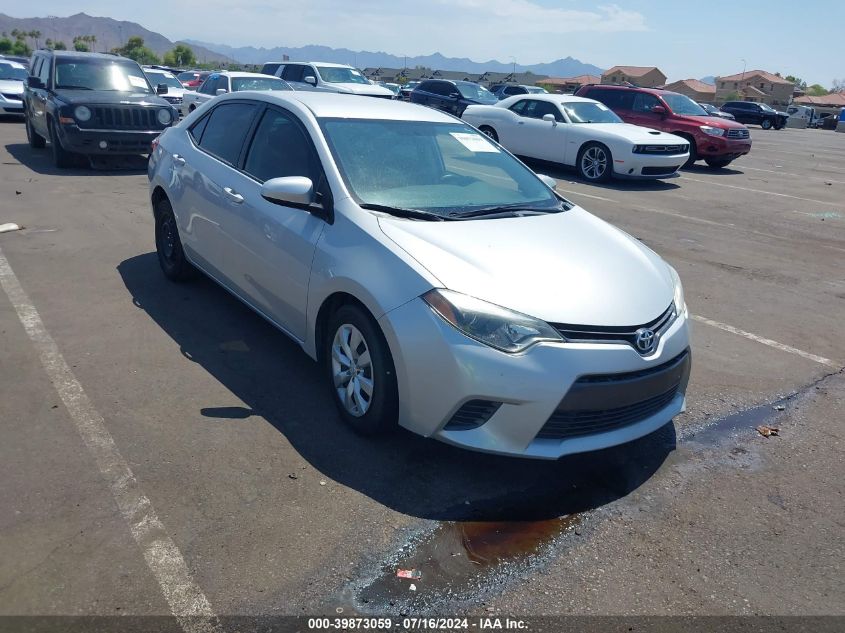 2015 TOYOTA COROLLA LE