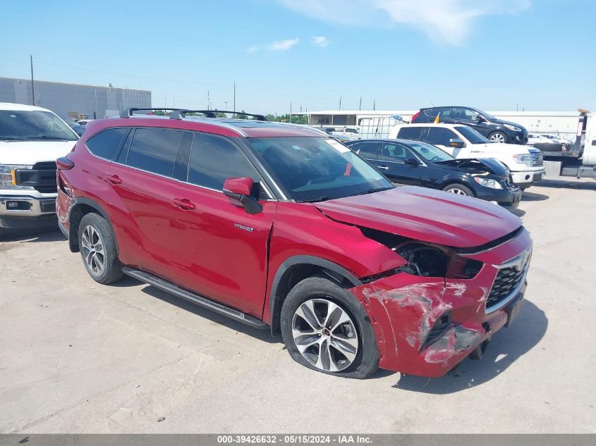 2020 TOYOTA HIGHLANDER HYBRID XLE