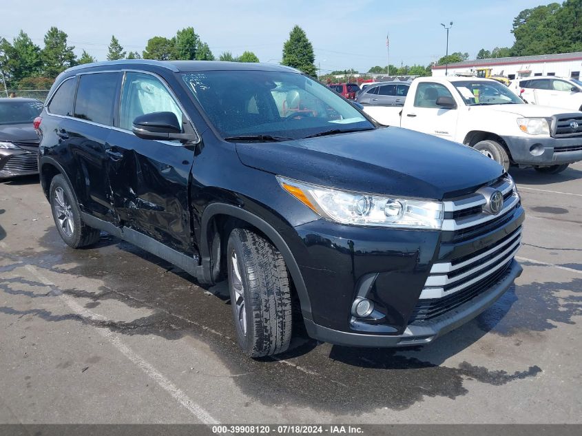 2019 TOYOTA HIGHLANDER XLE