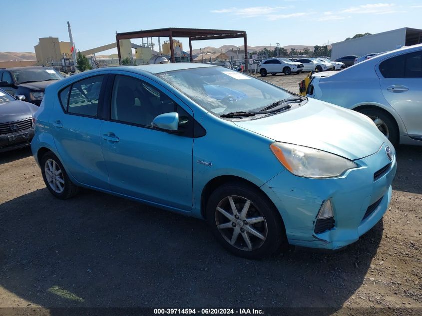 2012 TOYOTA PRIUS C THREE