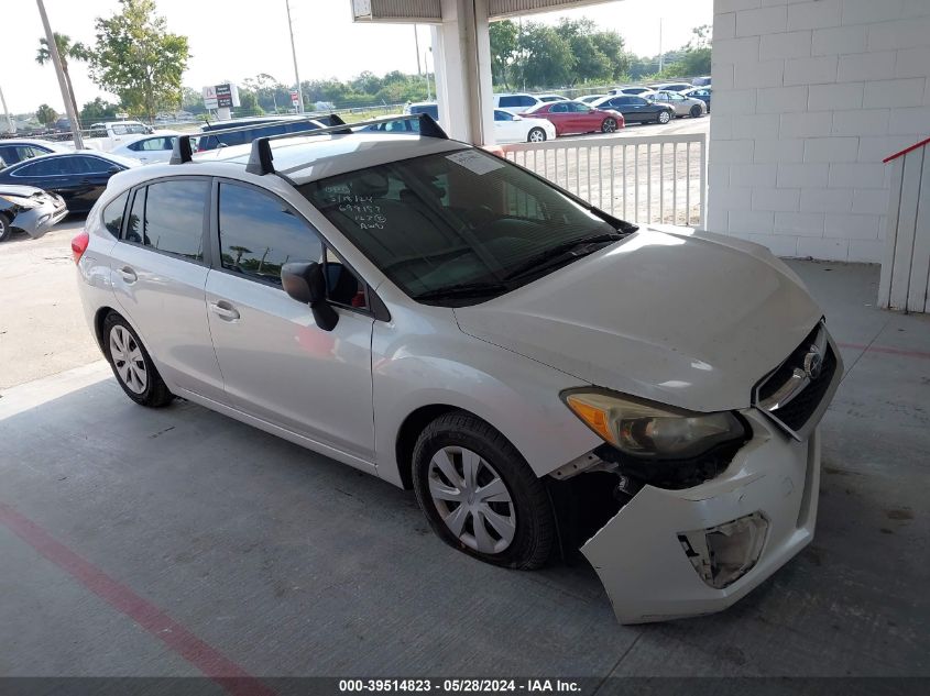 2012 SUBARU IMPREZA 2.0I