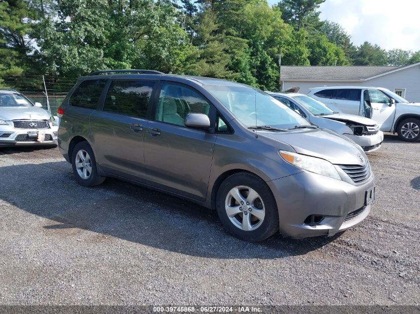 2012 TOYOTA SIENNA LE V6 8 PASSENGER