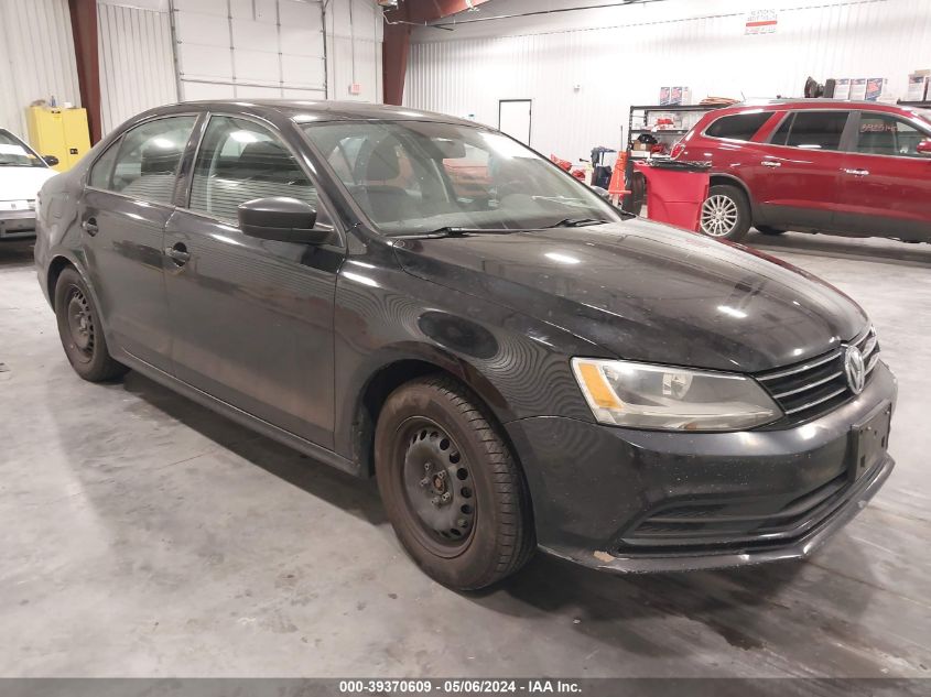 2015 VOLKSWAGEN JETTA 2.0L S