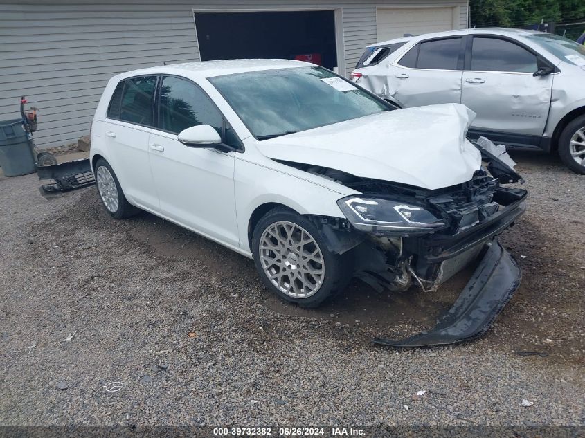 2015 VOLKSWAGEN GOLF TDI S 4-DOOR