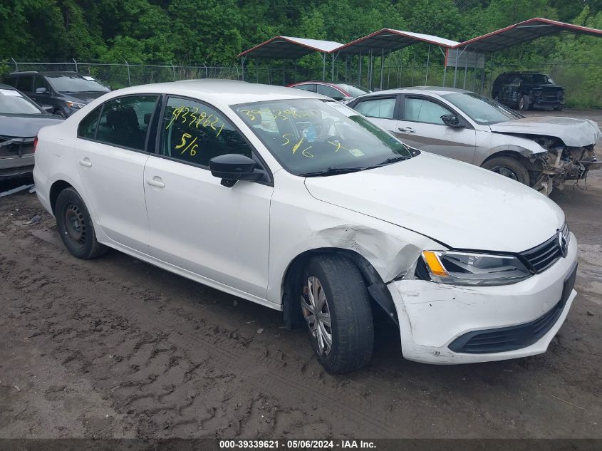 2013 VOLKSWAGEN JETTA 2.0L S