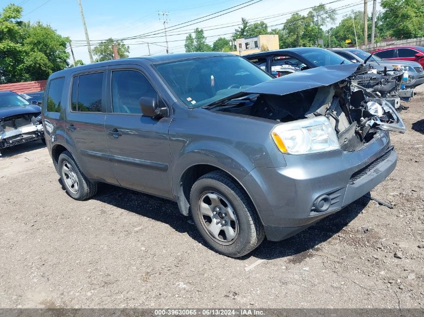 2013 HONDA PILOT LX