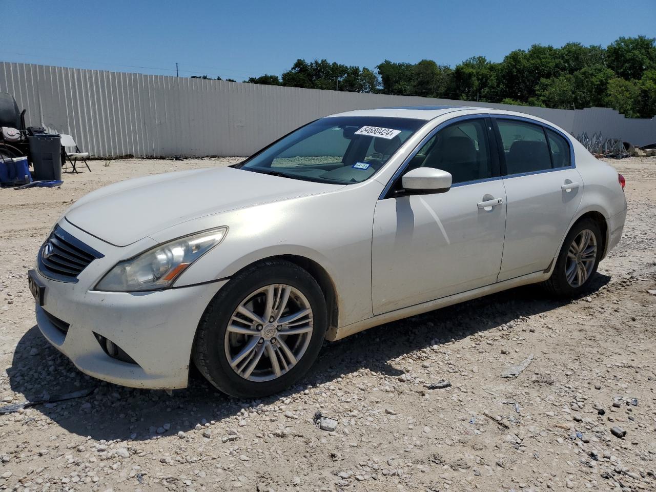 2012 INFINITI G37 BASE