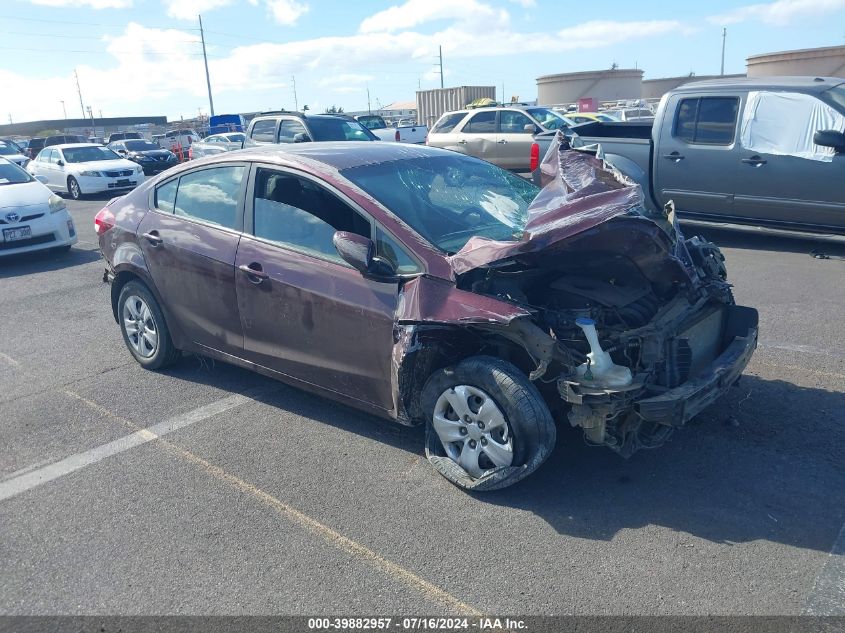 2018 KIA FORTE LX