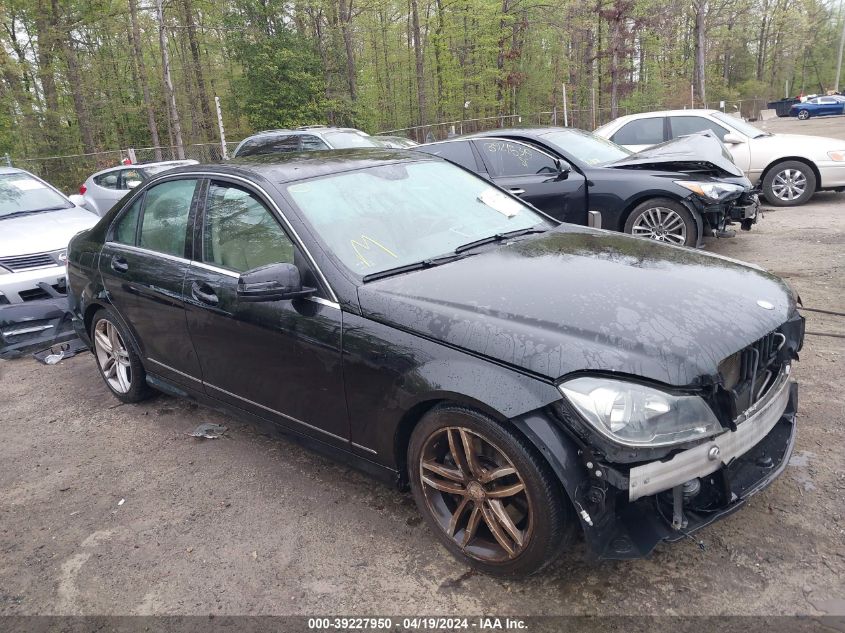 2013 MERCEDES-BENZ C 300 LUXURY 4MATIC/SPORT 4MATIC