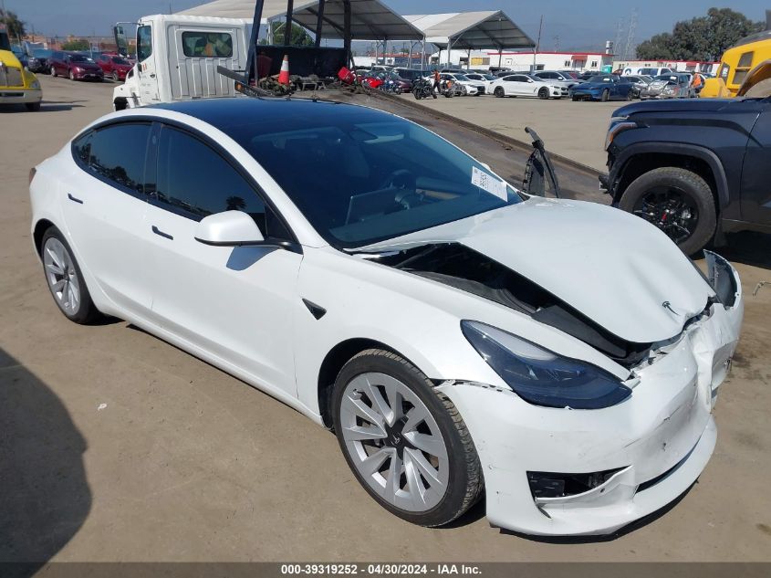 2021 TESLA MODEL 3 STANDARD RANGE PLUS REAR-WHEEL DRIVE