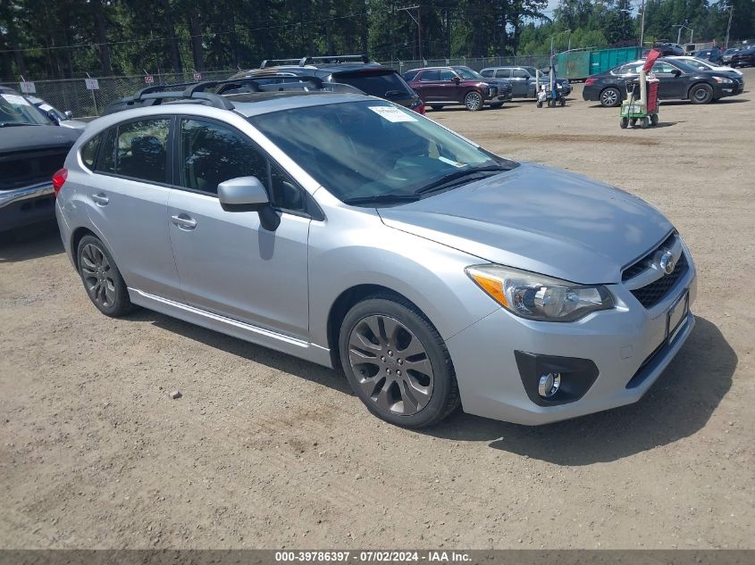 2012 SUBARU IMPREZA 2.0I SPORT LIMITED