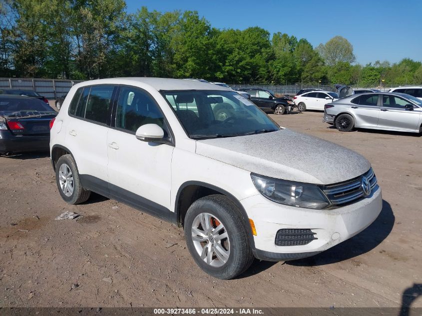 2013 VOLKSWAGEN TIGUAN S