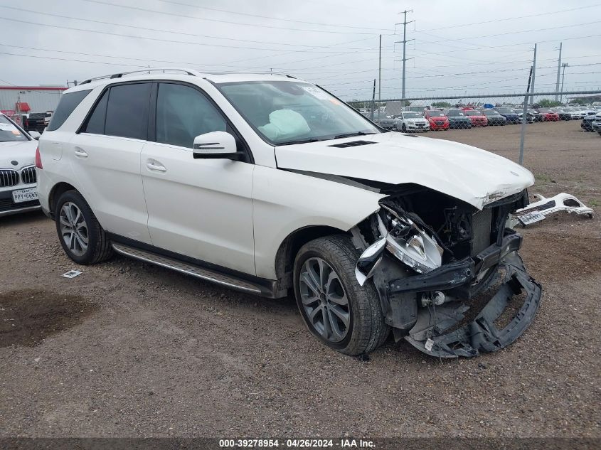 2017 MERCEDES-BENZ GLE 350 4MATIC