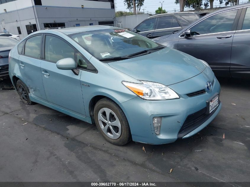 2015 TOYOTA PRIUS THREE