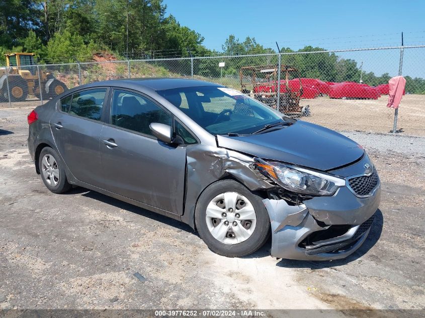 2016 KIA FORTE LX