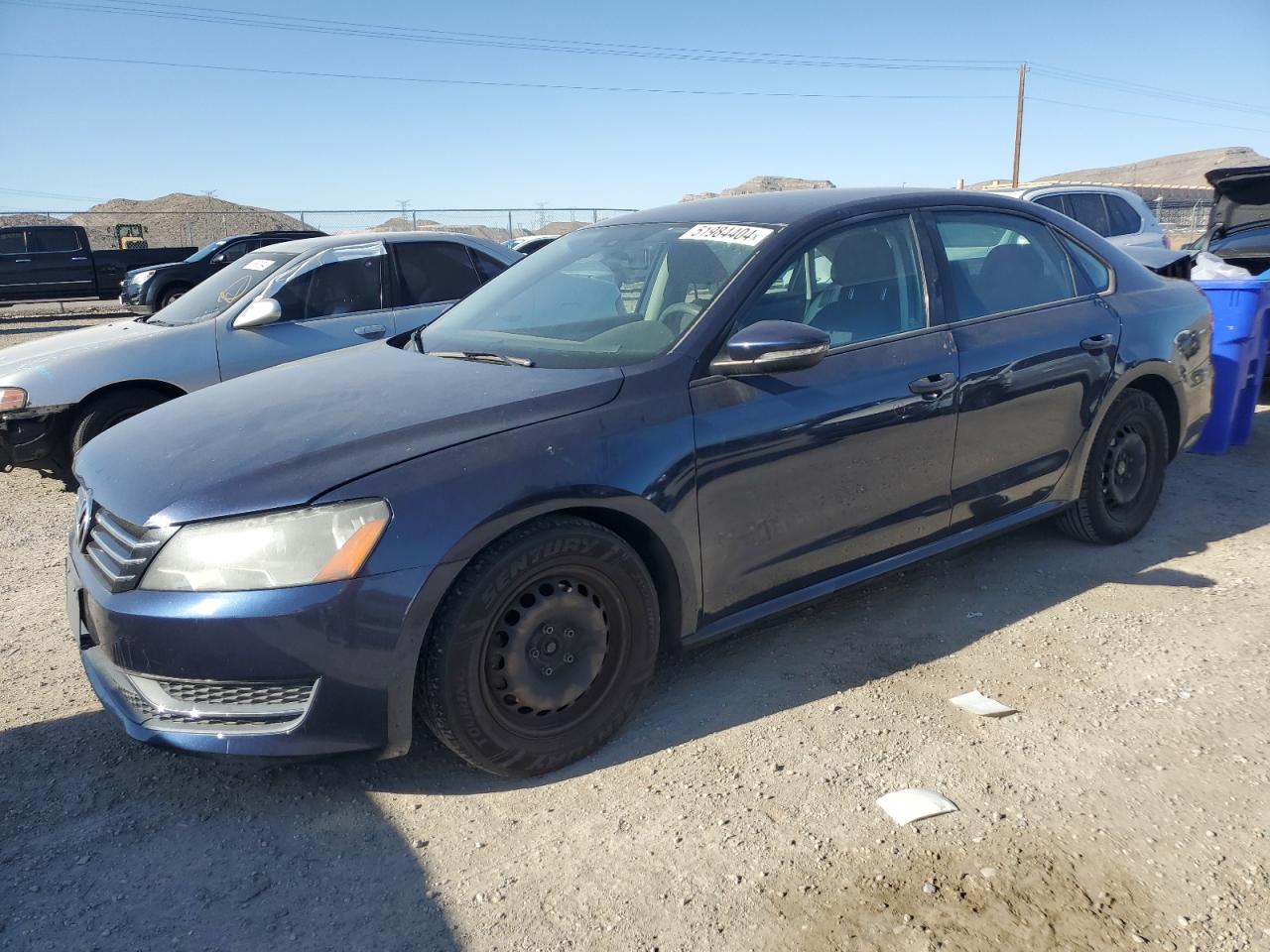 2012 VOLKSWAGEN PASSAT S