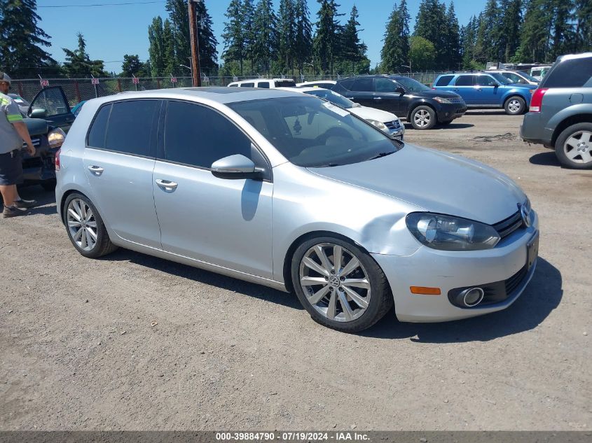 2013 VOLKSWAGEN GOLF 2.0L TDI 4-DOOR