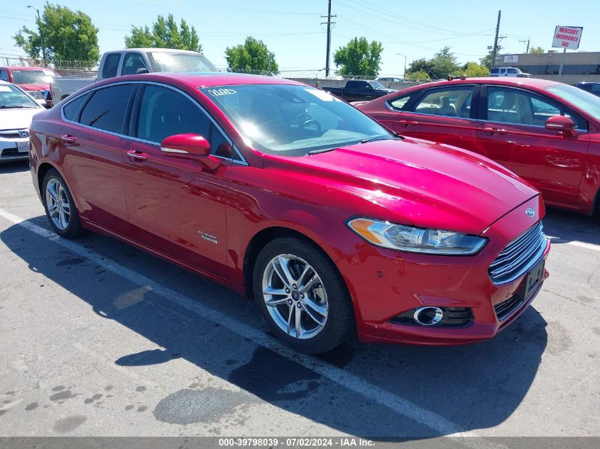 2016 FORD FUSION ENERGI TITANIUM