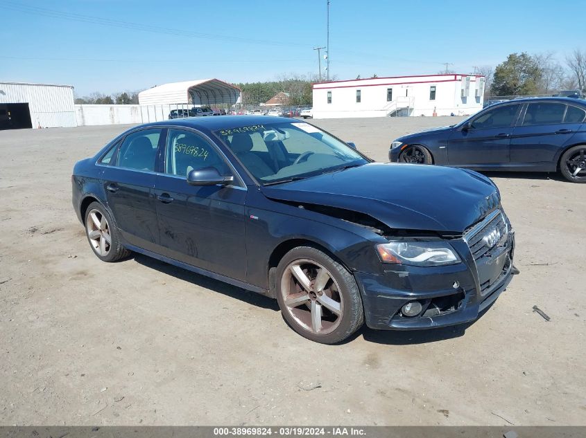 2012 AUDI A4 2.0T PREMIUM