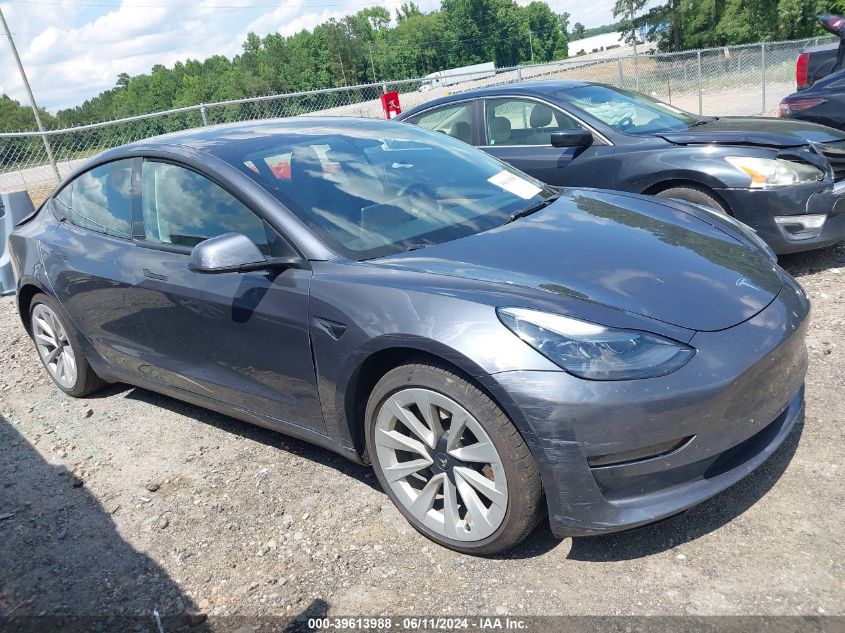 2022 TESLA MODEL 3 LONG RANGE DUAL MOTOR ALL-WHEEL DRIVE