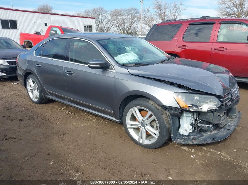 2014 VOLKSWAGEN PASSAT 2.0L TDI SE