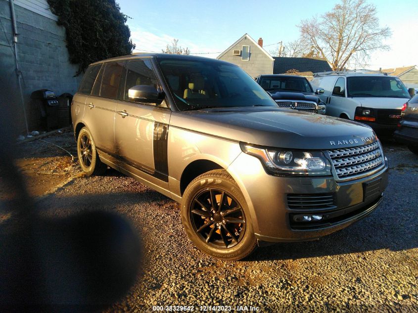 2015 LAND ROVER RANGE ROVER 3.0L V6 SUPERCHARGED HSE