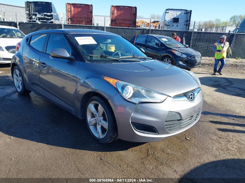 2012 HYUNDAI VELOSTER BASE W/BLACK