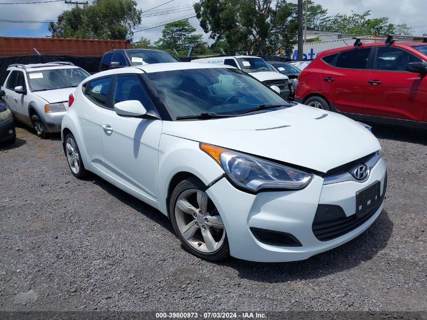 2013 HYUNDAI VELOSTER BASE W/BLACK