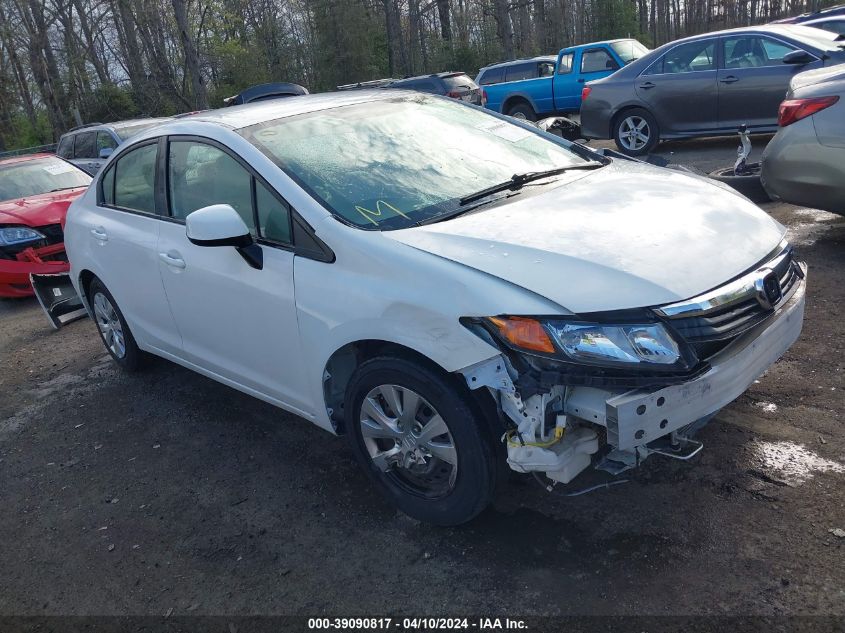 2012 HONDA CIVIC LX