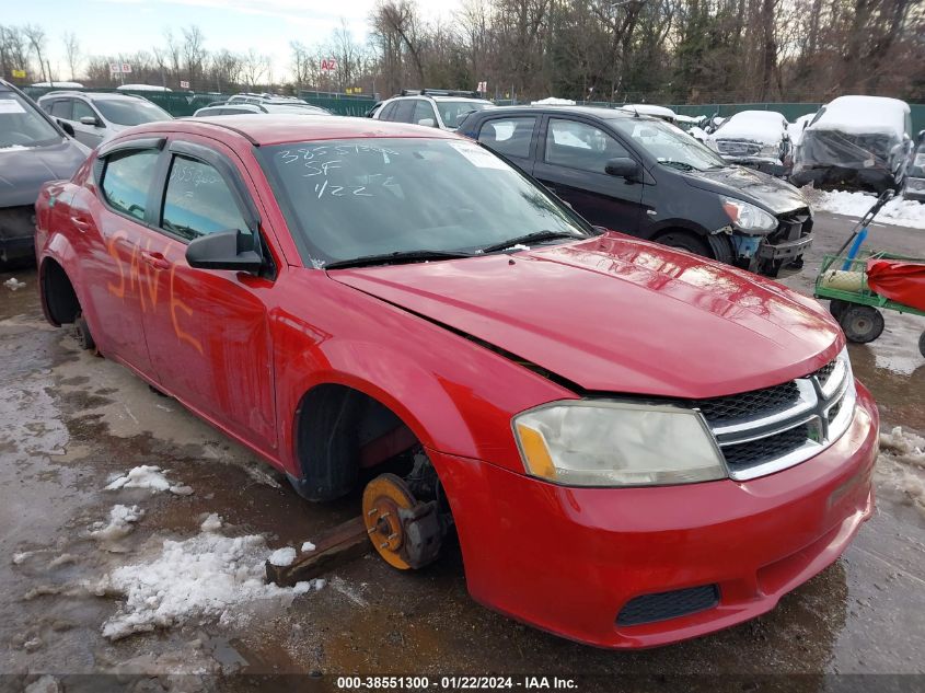 2013 DODGE AVENGER SE