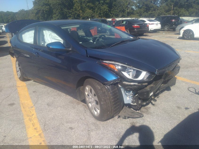 2016 HYUNDAI ELANTRA GL