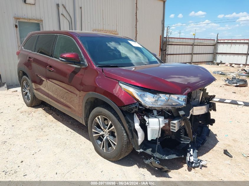 2019 TOYOTA HIGHLANDER LE/LE PLUS