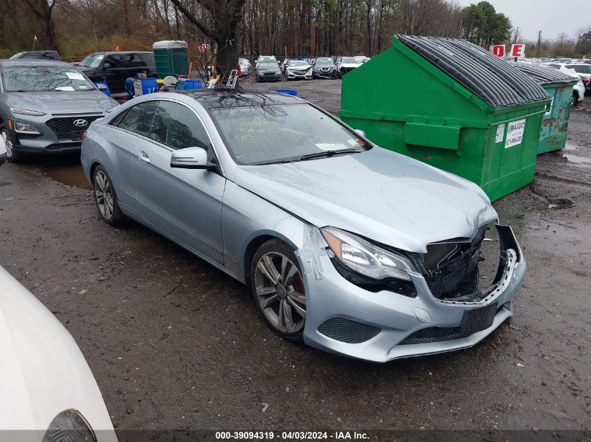 2014 MERCEDES-BENZ E 350 4MATIC