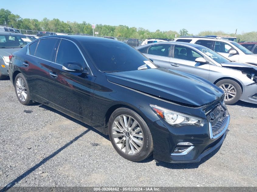 2021 INFINITI Q50 LUXE AWD