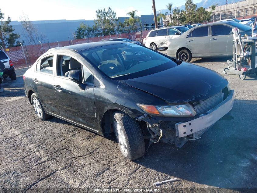 2012 HONDA CIVIC HYBRID