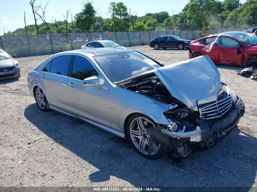 2012 MERCEDES-BENZ S 550 4MATIC