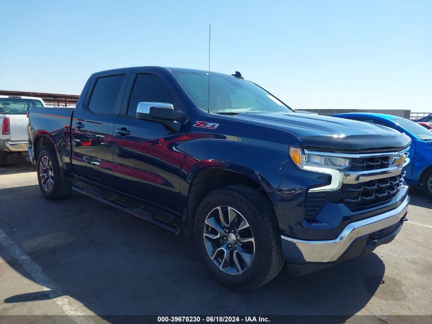 2022 CHEVROLET SILVERADO 1500 4WD  STANDARD BED LT