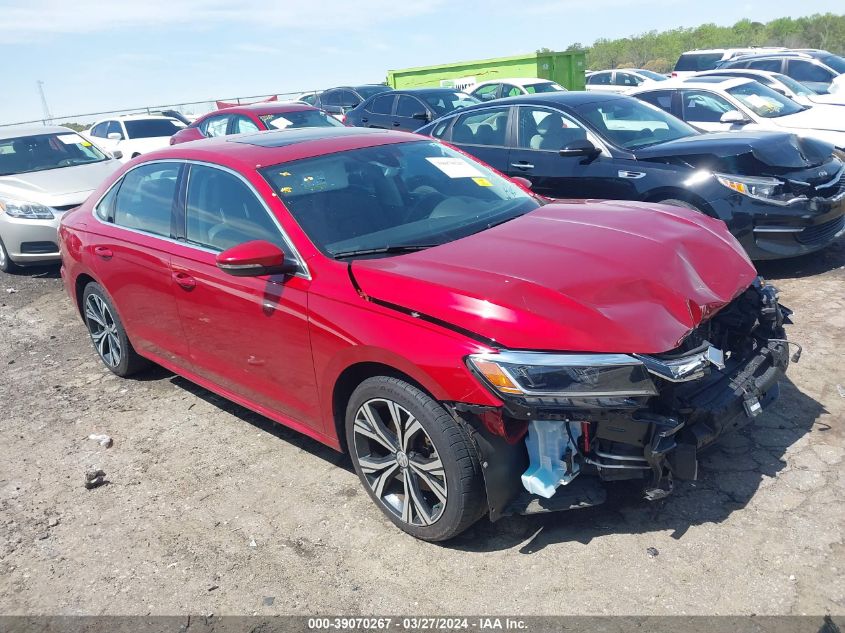 2020 VOLKSWAGEN PASSAT 2.0T SEL