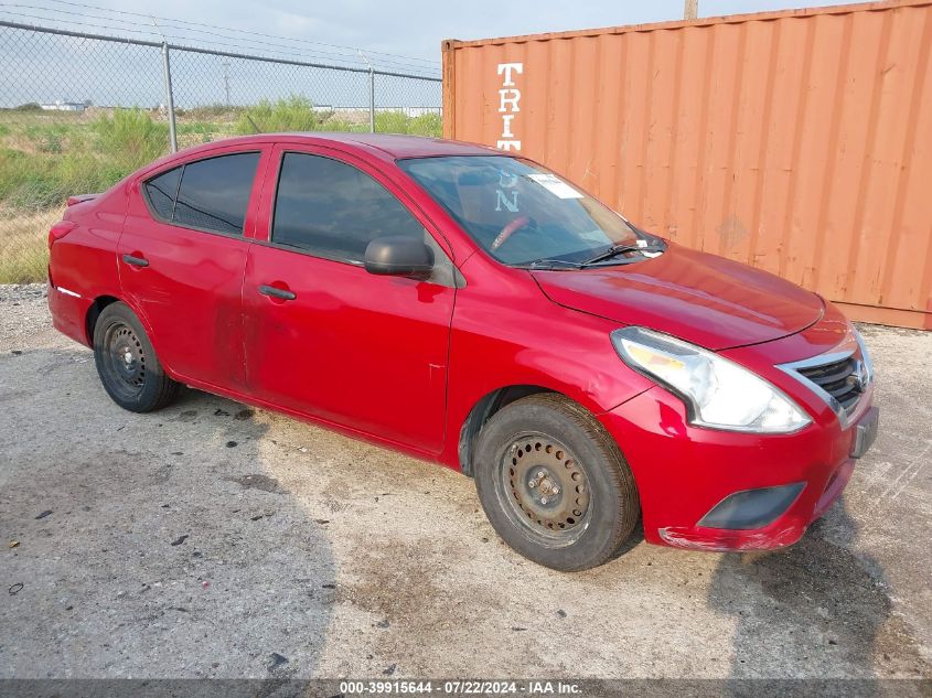 2015 NISSAN VERSA 1.6 S+