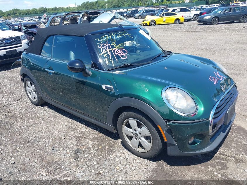 2018 MINI CONVERTIBLE COOPER