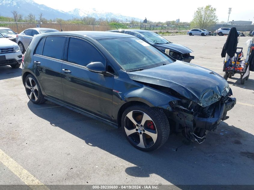 2015 VOLKSWAGEN GOLF GTI 2.0T AUTOBAHN 4-DOOR