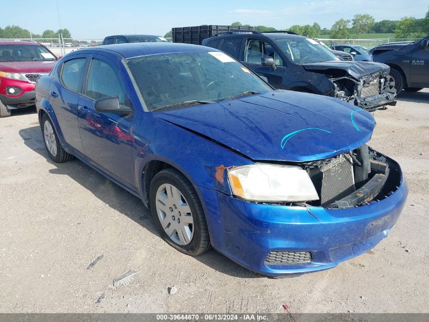 2013 DODGE AVENGER SE