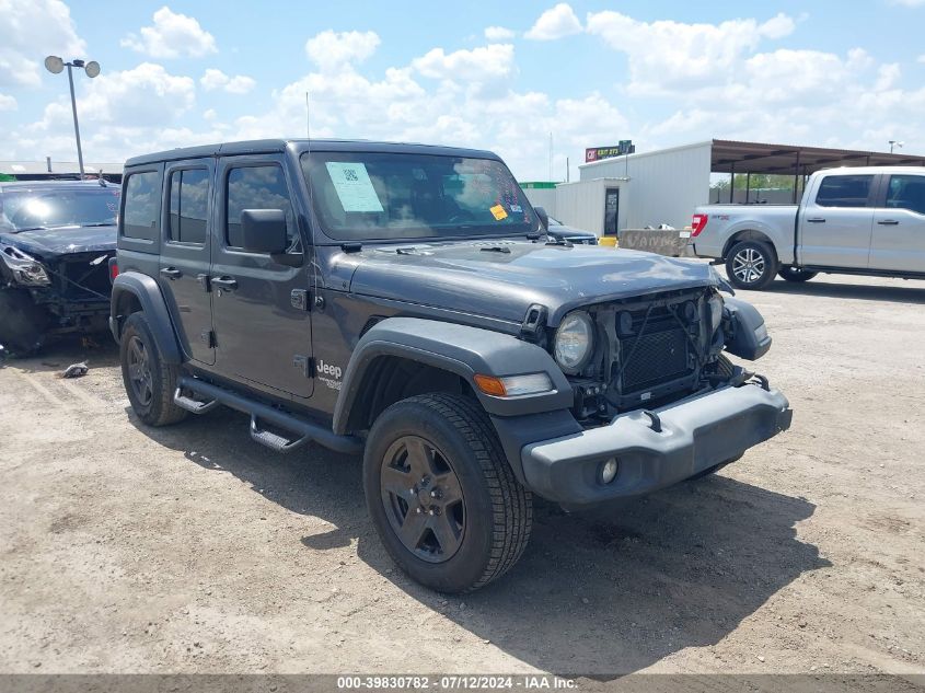 2018 JEEP WRANGLER UNLIMITED SPORT 4X4