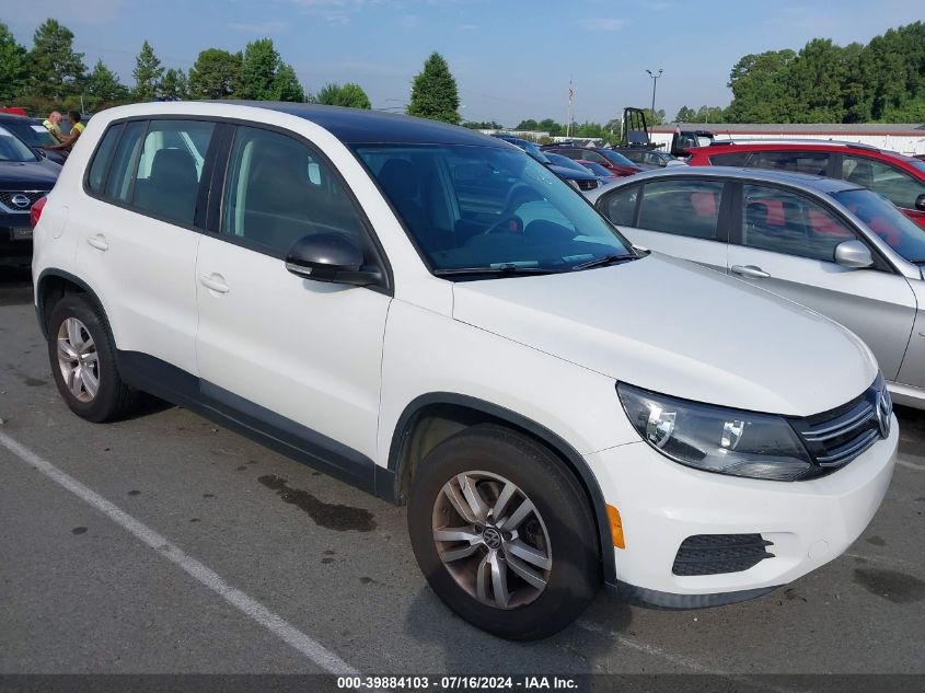 2012 VOLKSWAGEN TIGUAN S