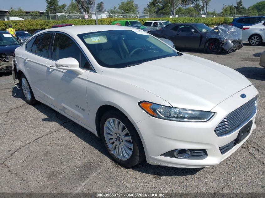 2013 FORD FUSION HYBRID SE